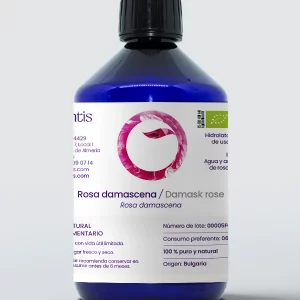 Organic and food grade Rose Damascena hydrolate